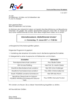 Herrn und Frau - Staatliche Realschule Vilsbiburg