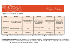 IGS- Kastellstra&szlig;e 09.01.-13.01.2017 Unsere t&auml;glich frische Salatbar