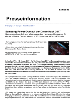 Samsung Power-Duo auf der DreamHack 2017