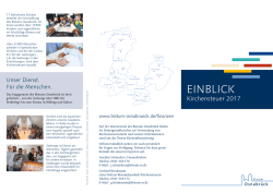 einblick - Bistum Osnabr&uuml;ck