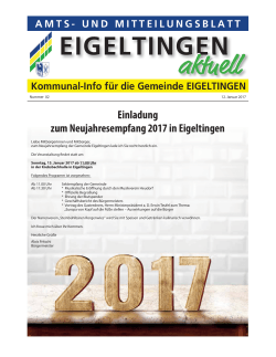 Aktuelles Mitteilungsblatt herunterladenEigeltingen aktuell 2/2017