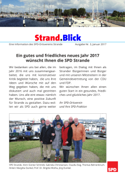 Strand.Blick - SPD Strande