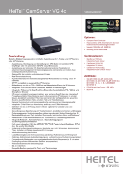 HeiTel&trade; CamServer VG 4c
