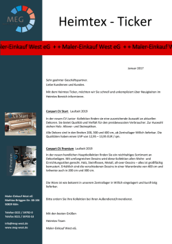 Heimtex - Ticker - Maler