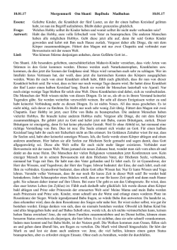 German Sakar Murli of 10/1/2017