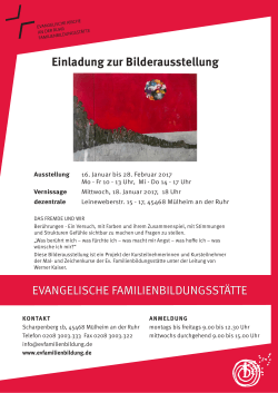 Plakat - Kirchengemeinden Broich und Saarn