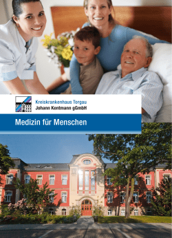 Medizin für Menschen - Kreiskrankenhaus Torgau