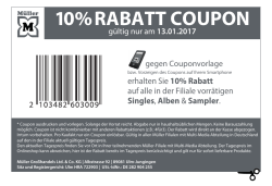 10 % rabatt coupon