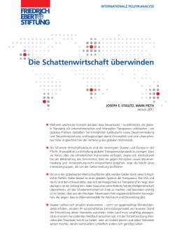 Die schattenwirtschaft überwinden - Bibliothek der Friedrich