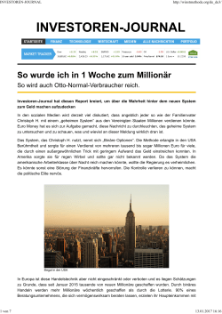 Investoren-Journal