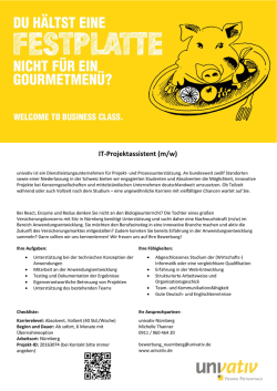 IT-Projektassistent (m/w)