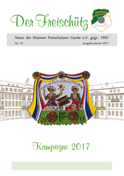 MFG-Kampagneheft lesen - Mainzer Freischützen