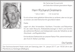 Herr Richard Greimers
