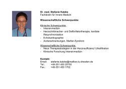 Dr. med. Stefanie Katzke Fach&auml;rztin f&uuml;r Innere Medizin