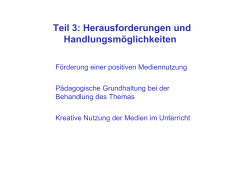 Teil 3: Herausforderungen und