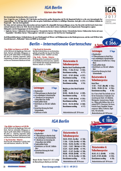 IGA Berlin 2017 - Beckmann Reisen GmbH