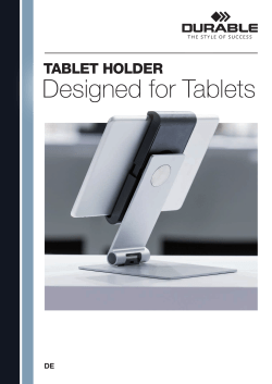 Designed for Tablets - Monitorhalterung.de