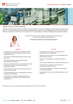 PDF-Download - Österreich Werbung Jobbörse