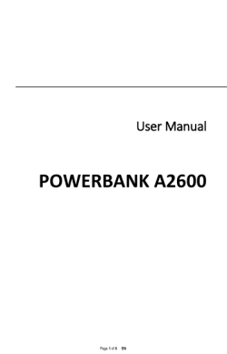 powerbank a2600 - Re-In Retail International GmbH