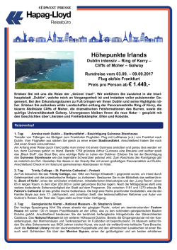 Infos zur Reise nach Irland - Neckar