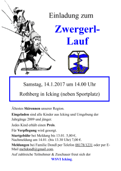 Zwergerl- Lauf