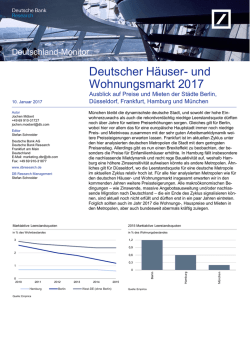 und Wohnungsmarkt 2017 - Deutsche Bank Research