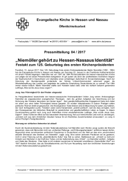Bericht - Evangelisches Dekanat Darmstadt