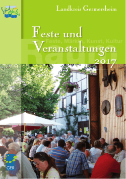 Veranstaltungen - Südpfalz Tourismus