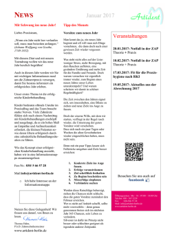 aktueller Newsletter