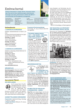 pfarrblattseite forum 2 - Katholische Pfarrei St. Petrus Embrachertal