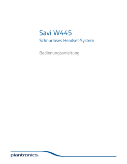 Savi W445 - Plantronics