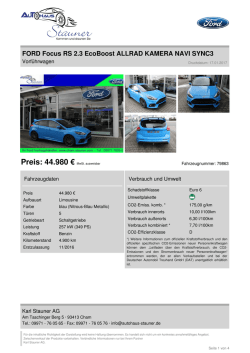 Inserat drucken - Autohaus Stauner in Cham