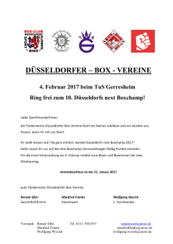 düsseldofer – box - vereine