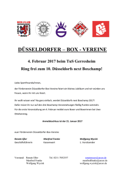 d&uuml;sseldofer &ndash; box - vereine