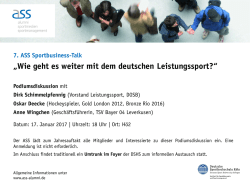 7. ASS Sportbusiness-Talk