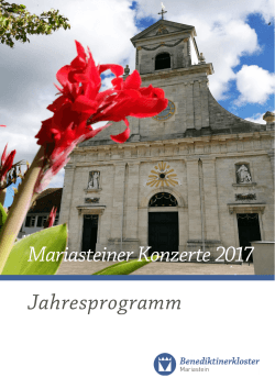 Mariasteiner Konzerte 2017