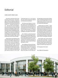Editorial - Universität Oldenburg