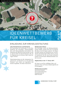 ideenwettbewerb f&uuml;r kreisel