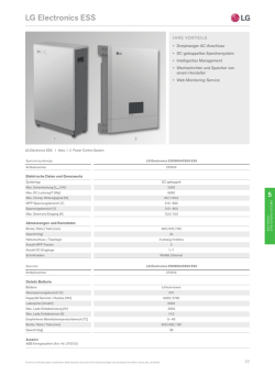 LG Electronics ESS