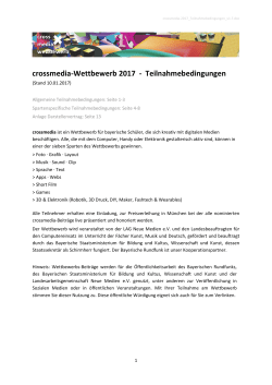 crossmedia-Wettbewerb 2017