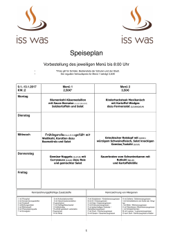 Speiseplan_Pages 2 KW KGH - Kreisgymnasium Heinsberg