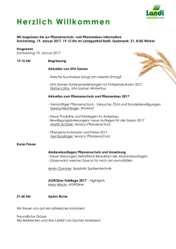 Herzlich Willkommen - Landi Z&uuml;ri Unterland
