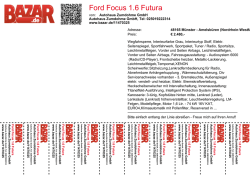 Ford Focus 1.6 Futura