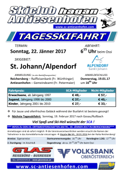 SKIGEBIET: St. Johann/Alpendorf
