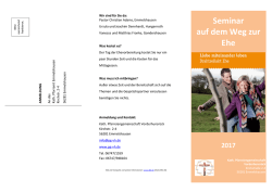 Informationen zum Eheseminar - Katholische Pfarreiengemeinschaft