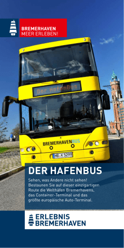 der hafenbus - Jobcenter Bremerhaven