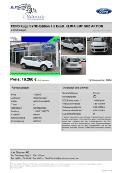 Inserat drucken - Autohaus Stauner in Cham