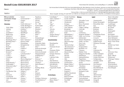 Bestell-Liste EDELREISER 2017 - Kreisverband für Gartenbau und