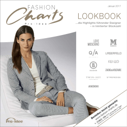Fashion Charts - Lookbook Januar 2017 - Pro-Idee