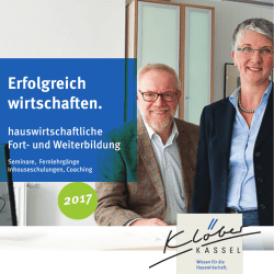 Erfolgreich wirtschaften.